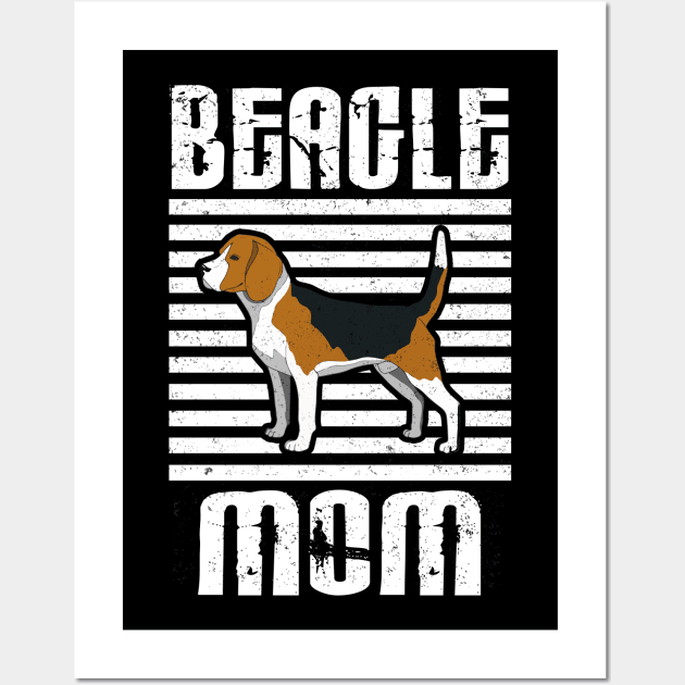 Beagle Mom Proud Dogs Wall Art by aaltadel